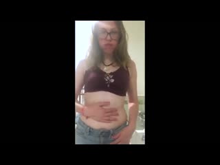 girl with monstrous burps