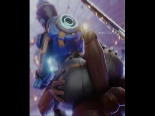 tracer - bbc; blacked; interracial hentai; thicc; big ass; big butt; 3d sex porno hentai; (by @kishi) [overwatch]